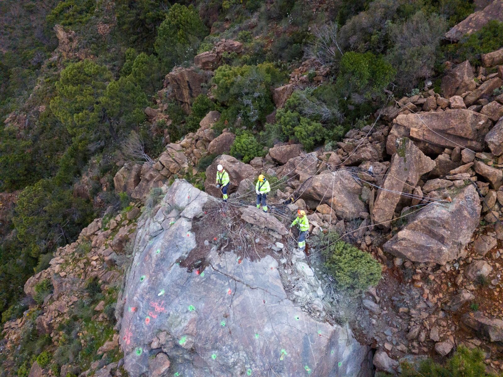 Trabajos en la A 397