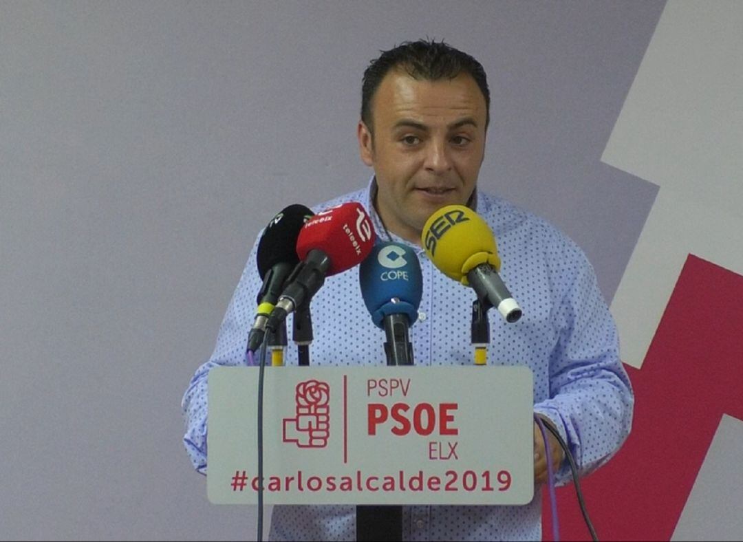 Ramón Abad, portavoz del comité electoral del PSOE