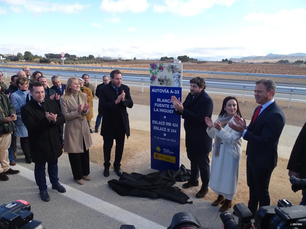 Momento de la inauguración