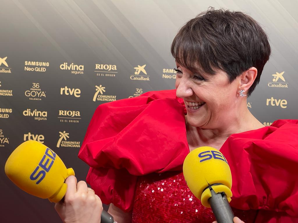 Blanca Portillo, a su llegada a los Premios Goya