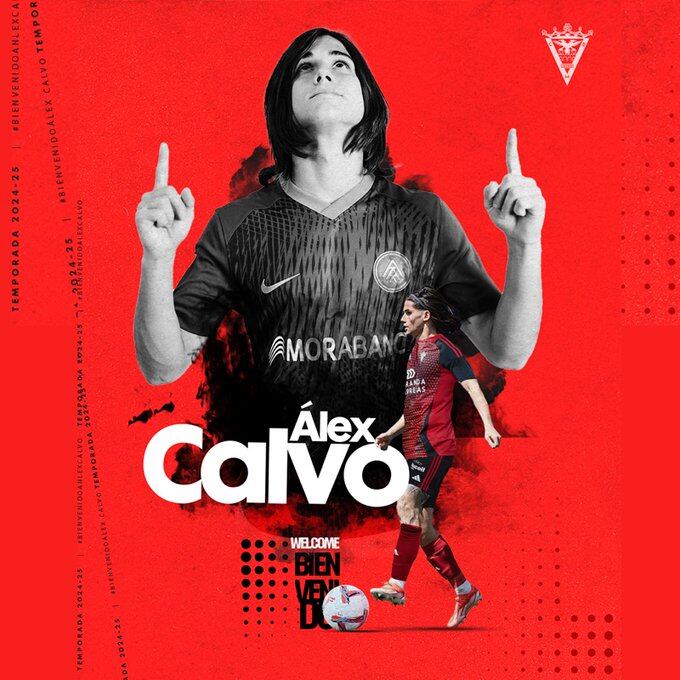 Álex Calvo, nuevo fichaje del CD Mirandés/ CD Mirandés