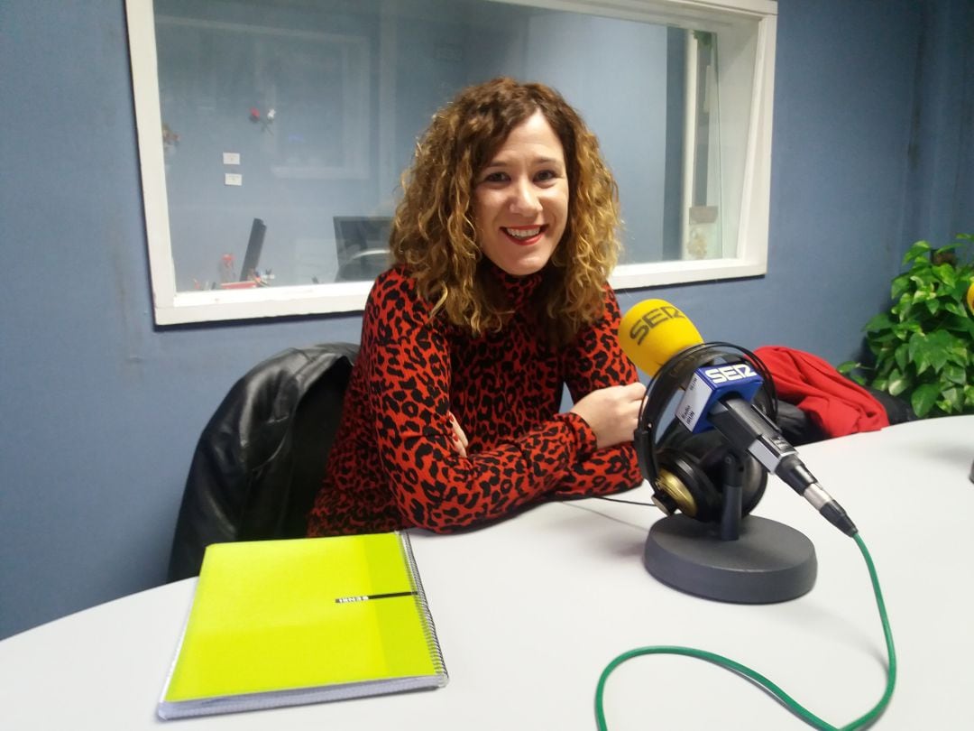 Cristina Laborda, delegada de la Policía Local de Irun, en nuestros estudios. 