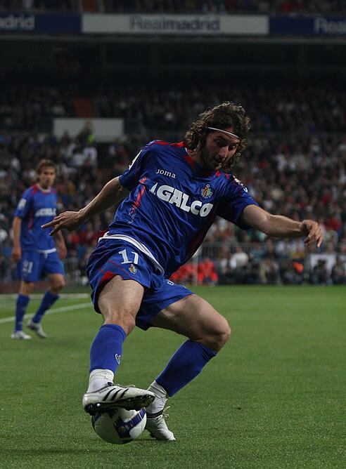 Granero, durante un partido con el Getafe