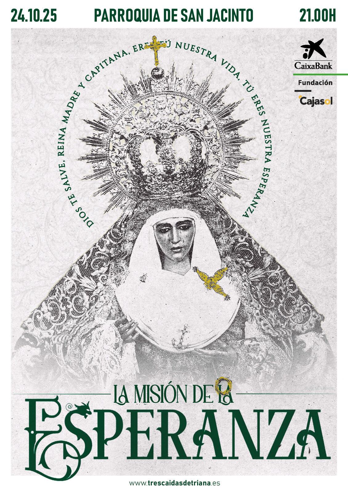 Cartel del concierto benéfico del viernes en la Parroquia de San Jacinto