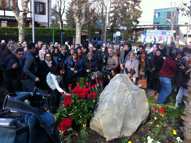 Familiares y amigos recuerdan a Buesa y Elorza
