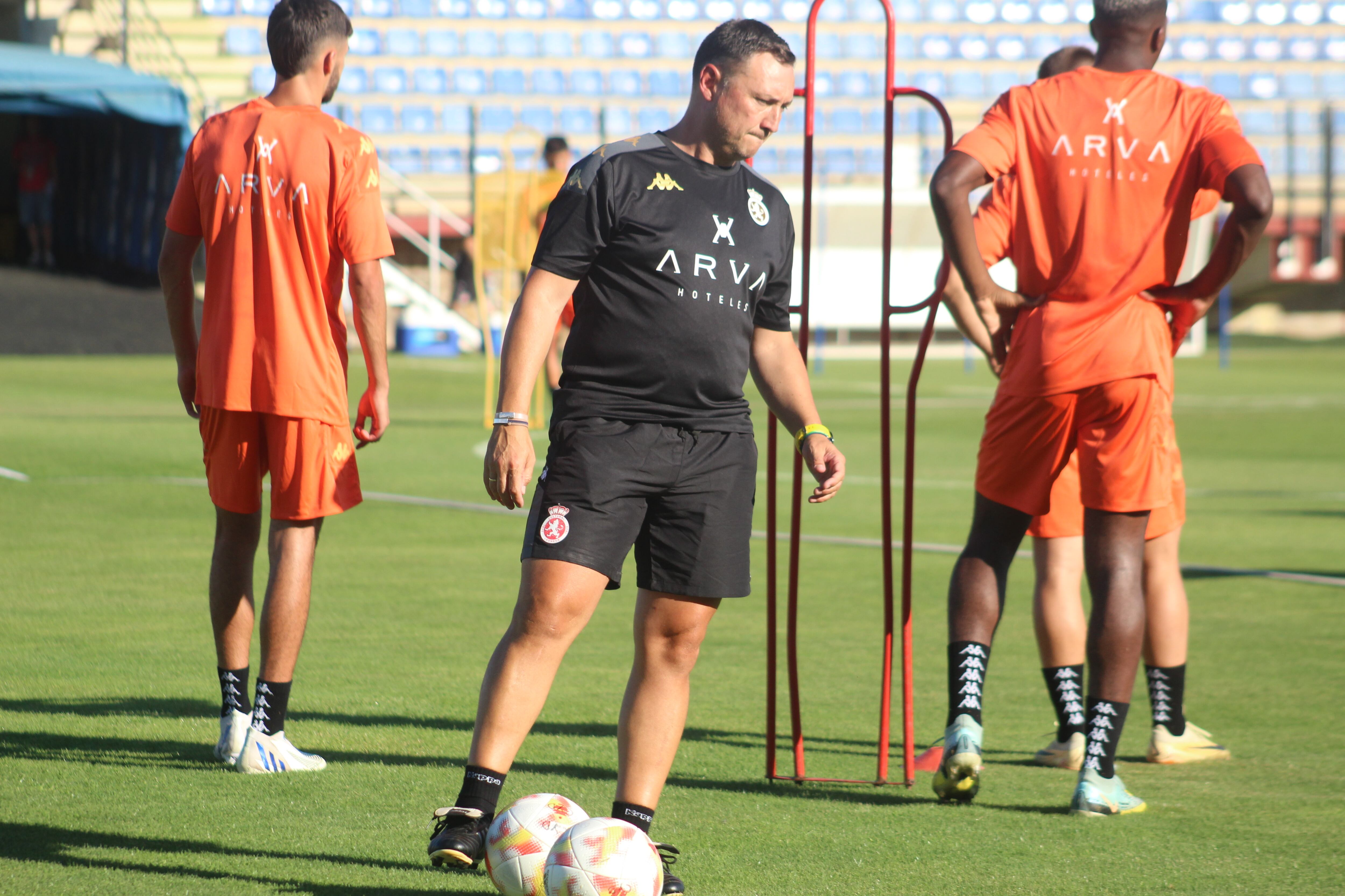 Raúl Llona durante un entrenamiento / Isaac Llamazares.