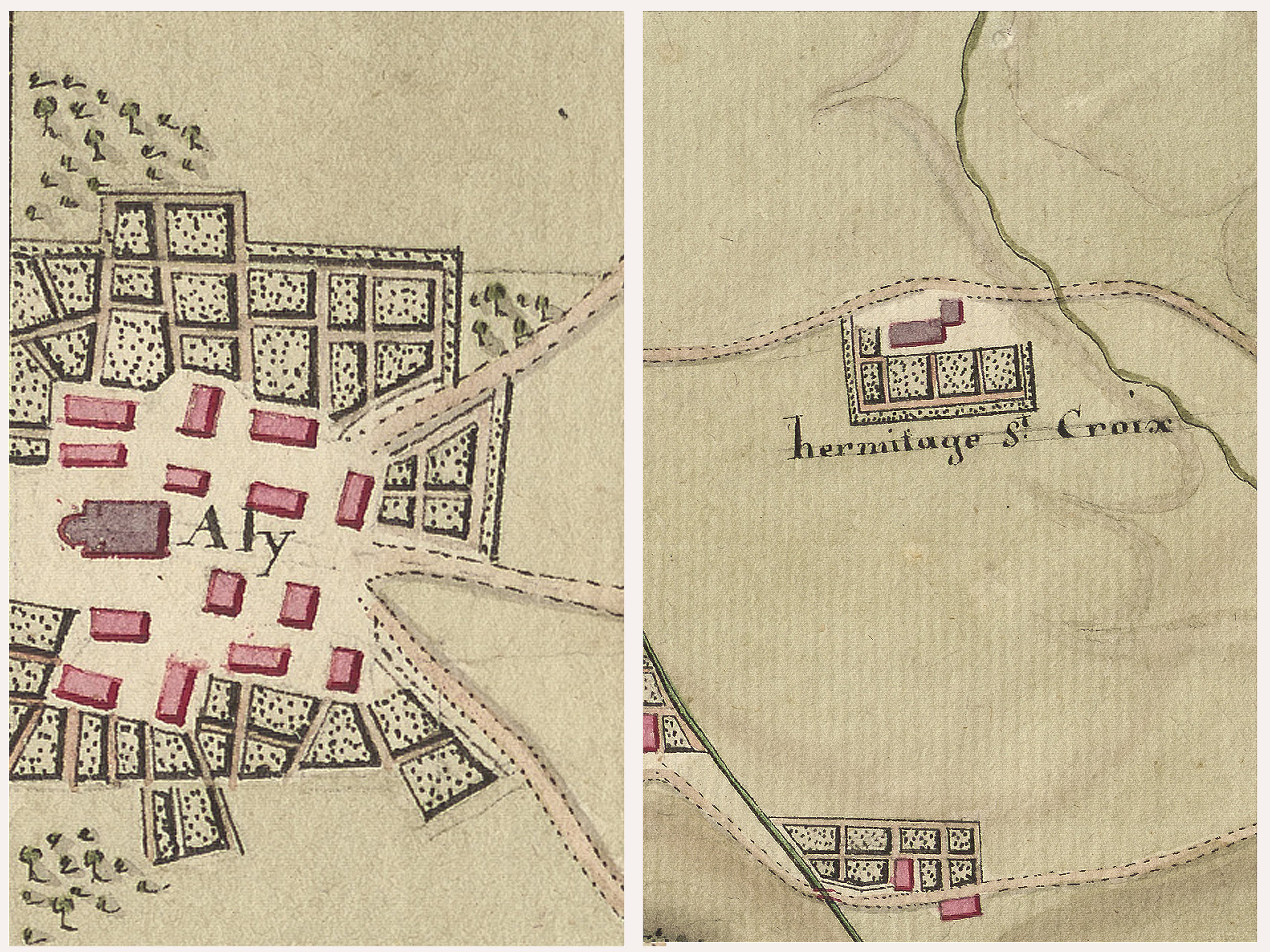 El pueblo de Ehari - Ali y la ermita de Santa Cruz