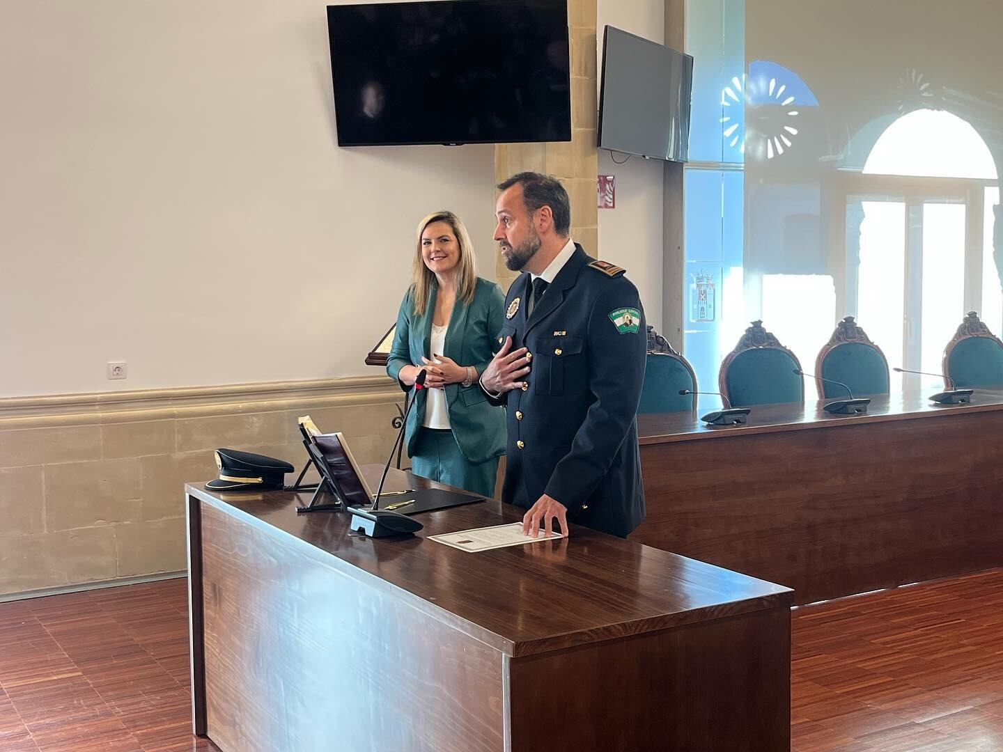 Toma de posesión del nuevo Jefe de la Policía Local de Baeza