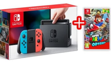 Nintendo Switch + Super Mario Odyssey