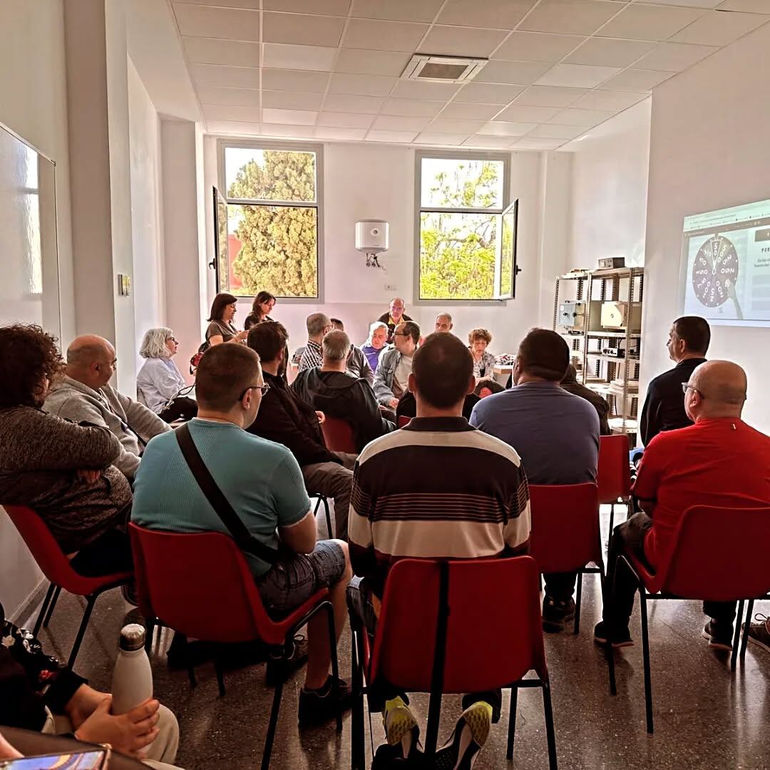 Imagen de archivo de usuarios del Instituto de trabajo social y de servicios sociales (INTRESS) con sede en Getafe