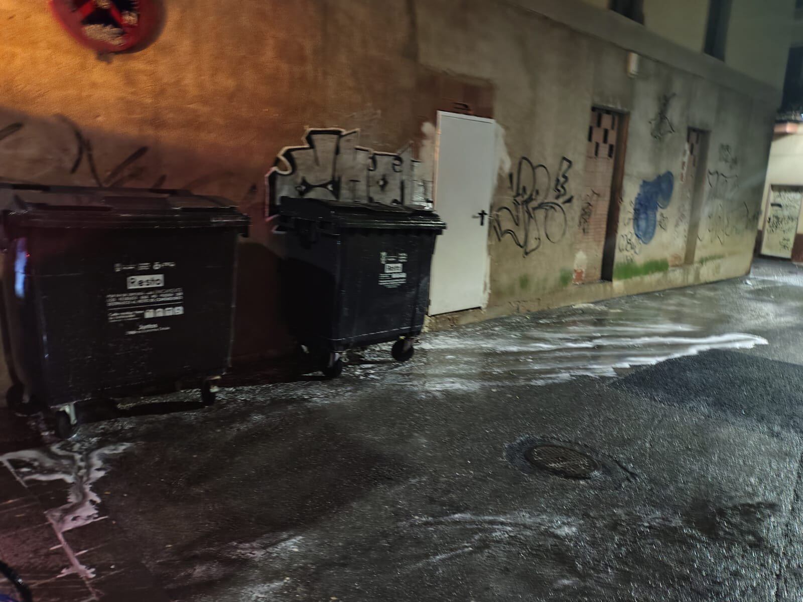 Limpieza en la zona centro