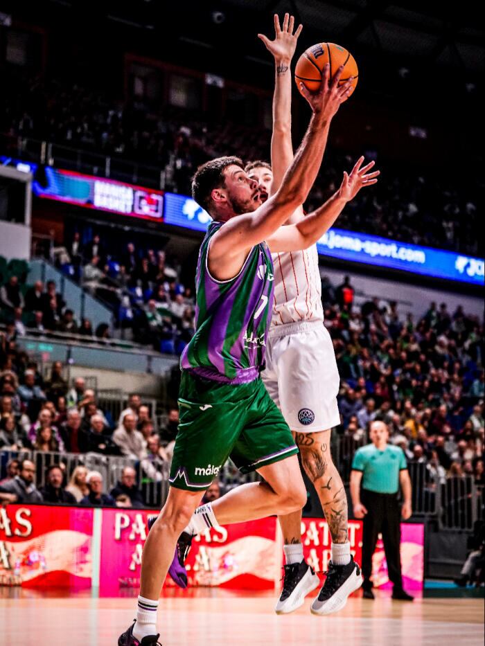 El alero del Unicaja Jonathan Barreiro