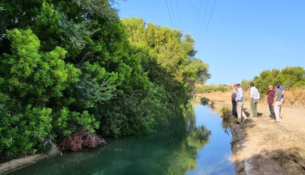 La Junta estudia junto al sector soluciones técnicas para mejorar los canales de riego de Guadalcacín