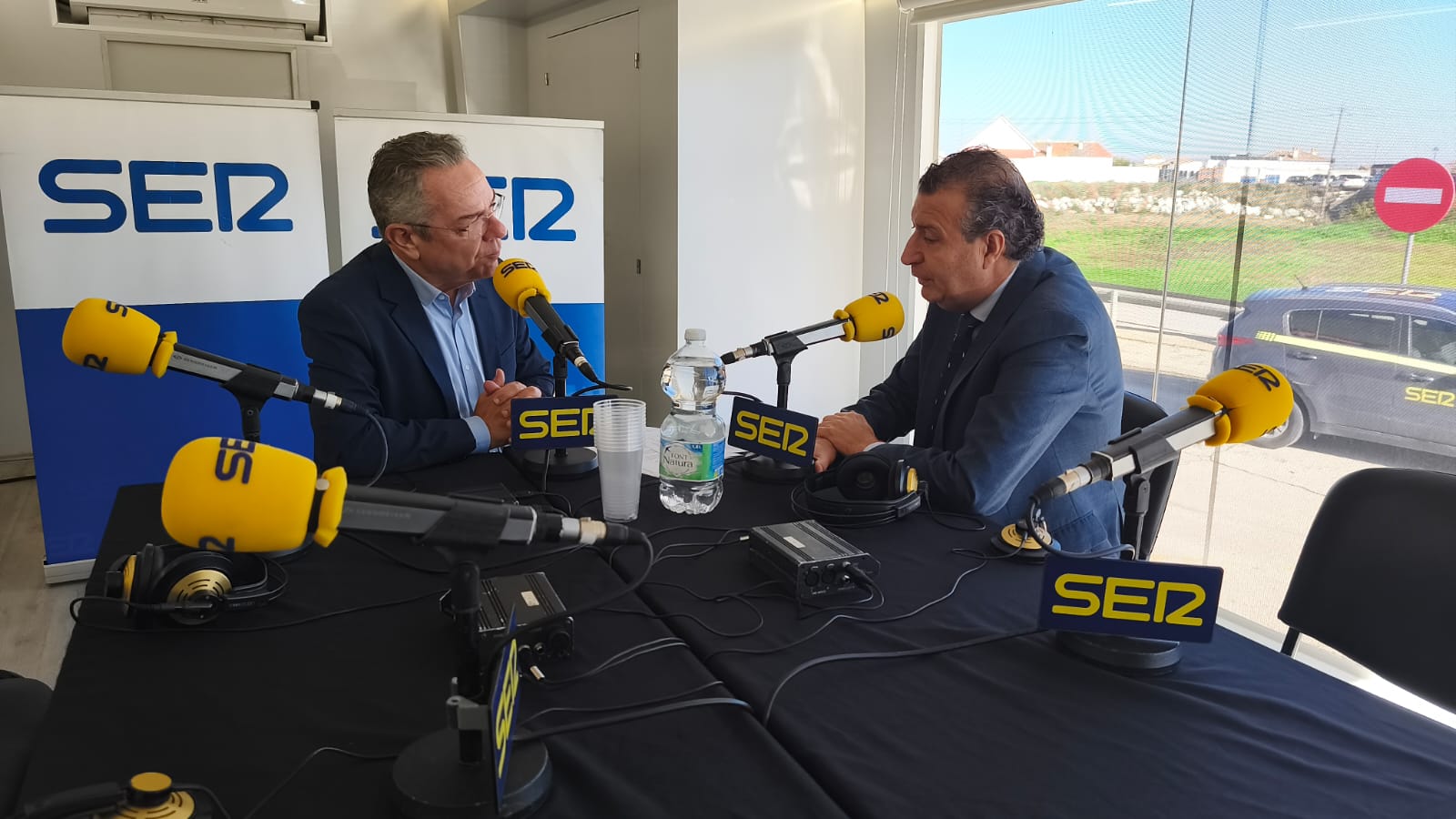 Javier Fernández y Salomón Hachuel en Cañada Rosal