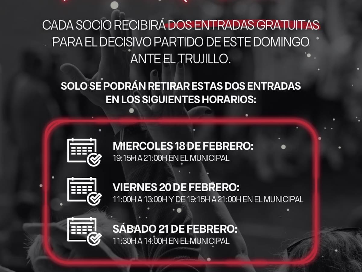 La UP Plasencia quiere llenar el Municipal para el duelo directo ante el Trujillo