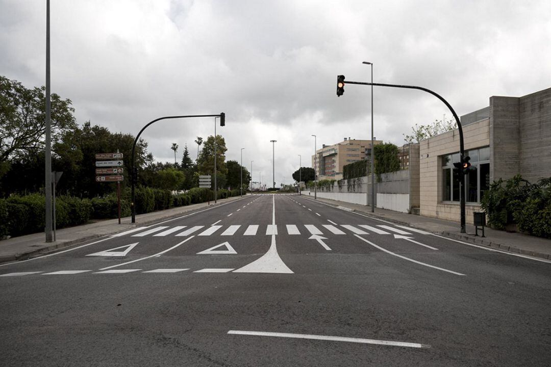 Gandia en pleno confinamiento el pasado mes de marzo 