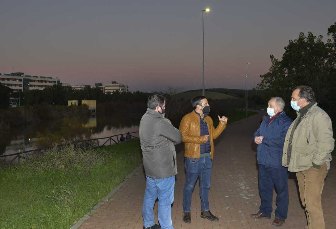 Nueva iluminación de la Laguna de Torrox