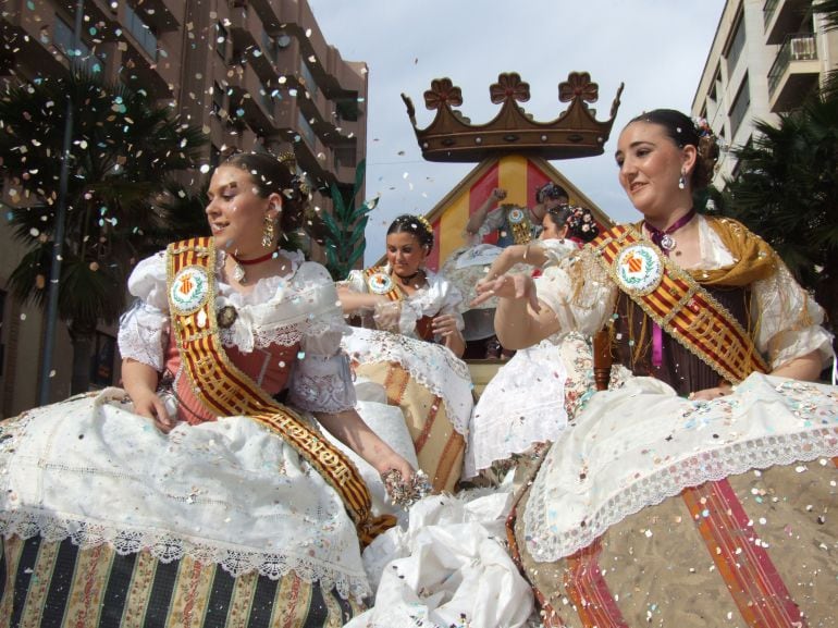 Carroza en las Fiestas de Vila-real