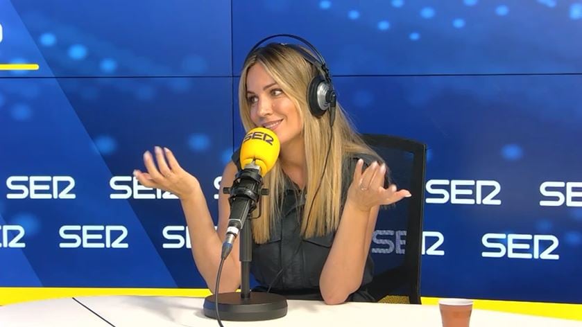 Edurne, en una entrevista en La SER.