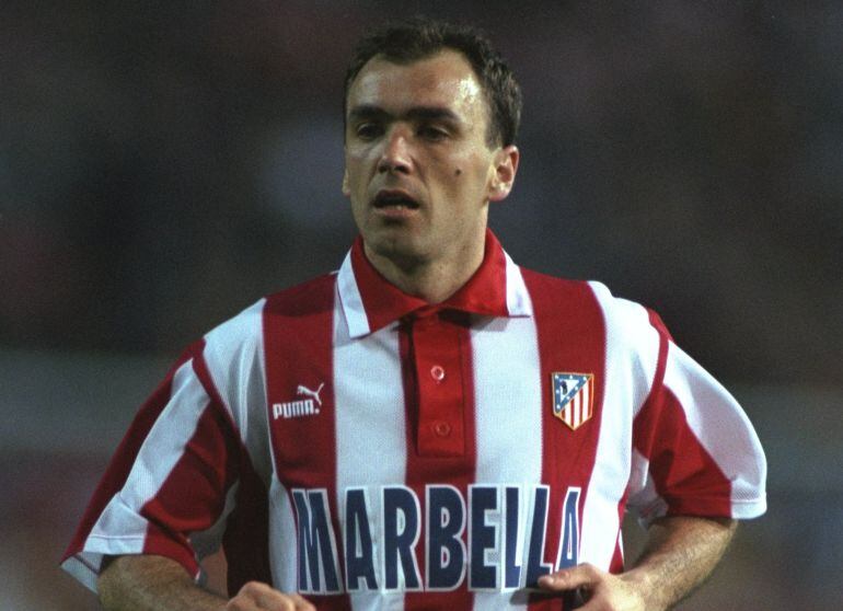 Pantic en su etapa con el Atlético de Madrid