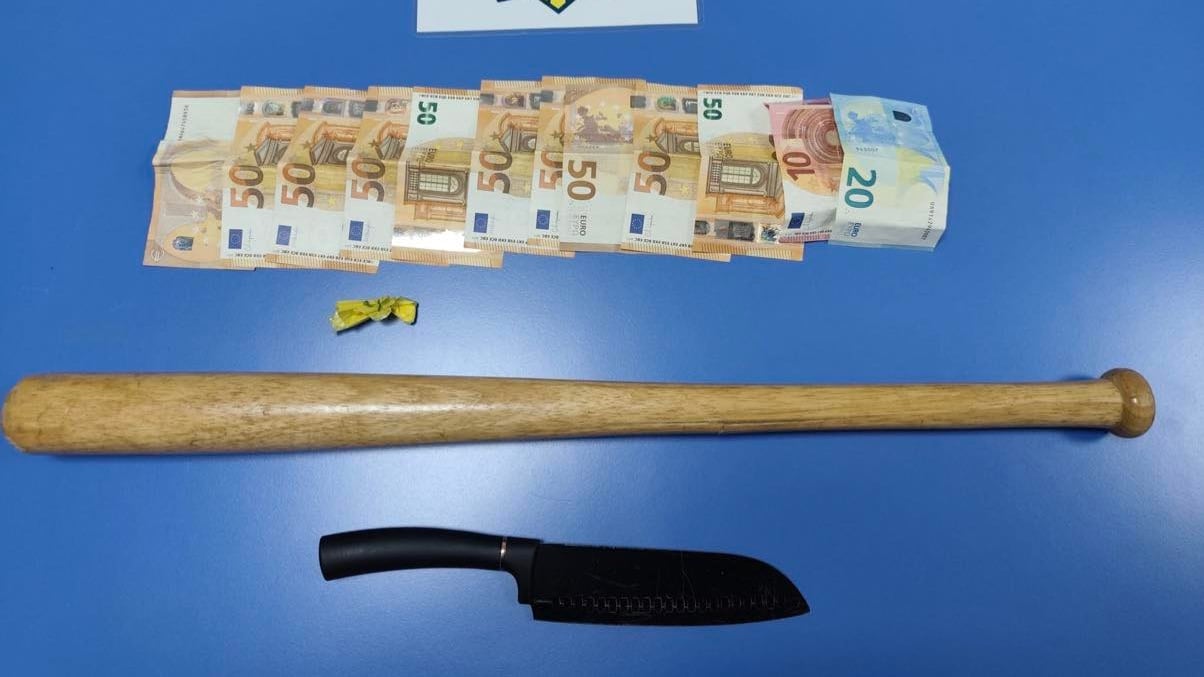 Objetos intervenidos en la operación