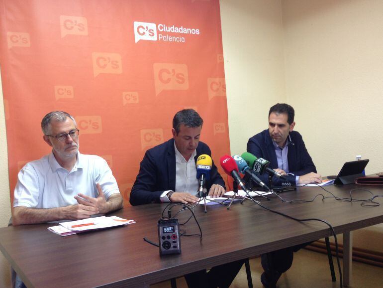 Integrantes del Grupo Municipal de Ciudadanos en el Ayuntamiento de Palencia