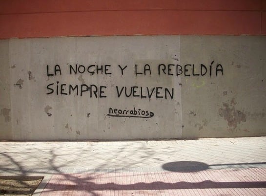 Poesía de Neorrabioso en las calles de Madrid