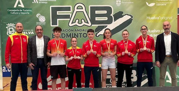 Alejandro Gállego, en el centro, fue uno de los españoles destacados en este torneo en Benalmádena