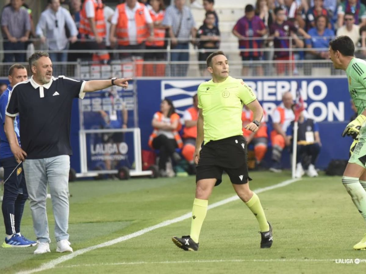El Real Zaragoza muestra su "absoluta disconformidad" con la actuación arbitral de Arcediano Monescillo