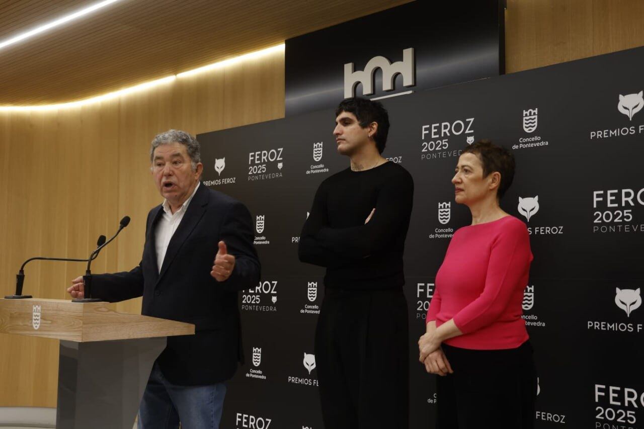 Rueda de prensa previa a los Premios Feroz en Pontevedra