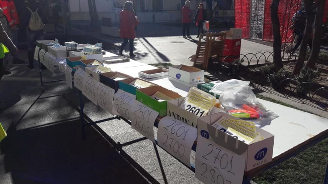 Dorsales de la pasada edición en la Plaza de la Constitución.