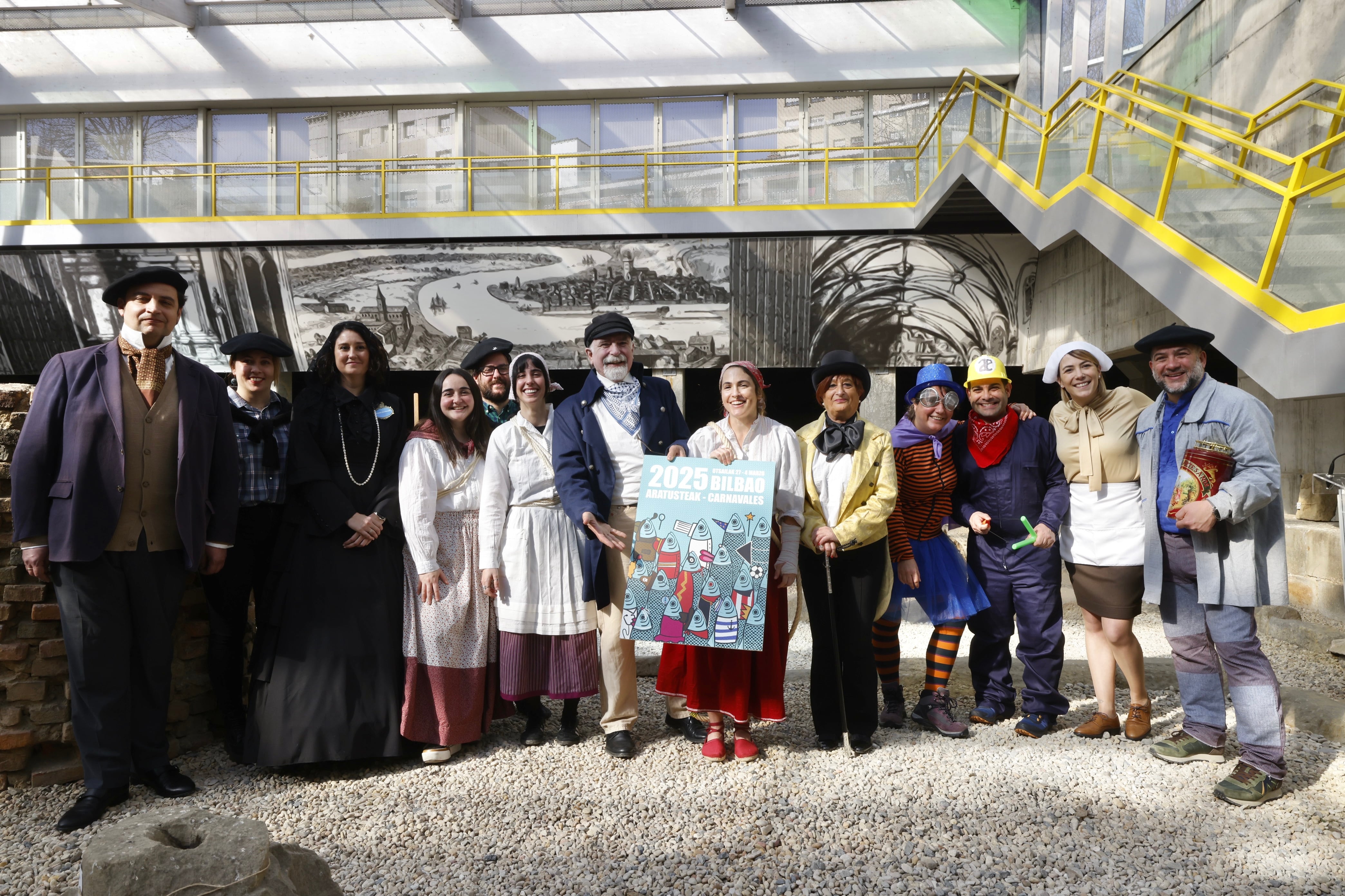 Acto de presentación del Carnaval 2025 de Bilbao. / Bilbao Udala