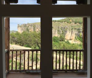 Vista de la hoz del Huécar desde el museo.