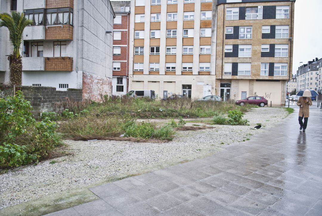 Finca en la que se construirá la plaza de Las Nuevas Tecnologías.