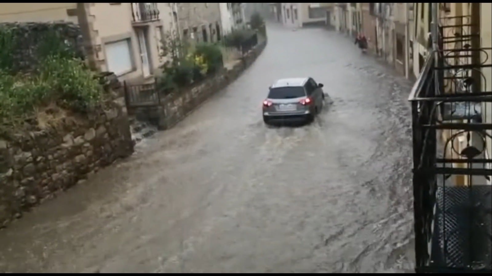 Inundaciones en Barruelo de Santullán (Palencia)