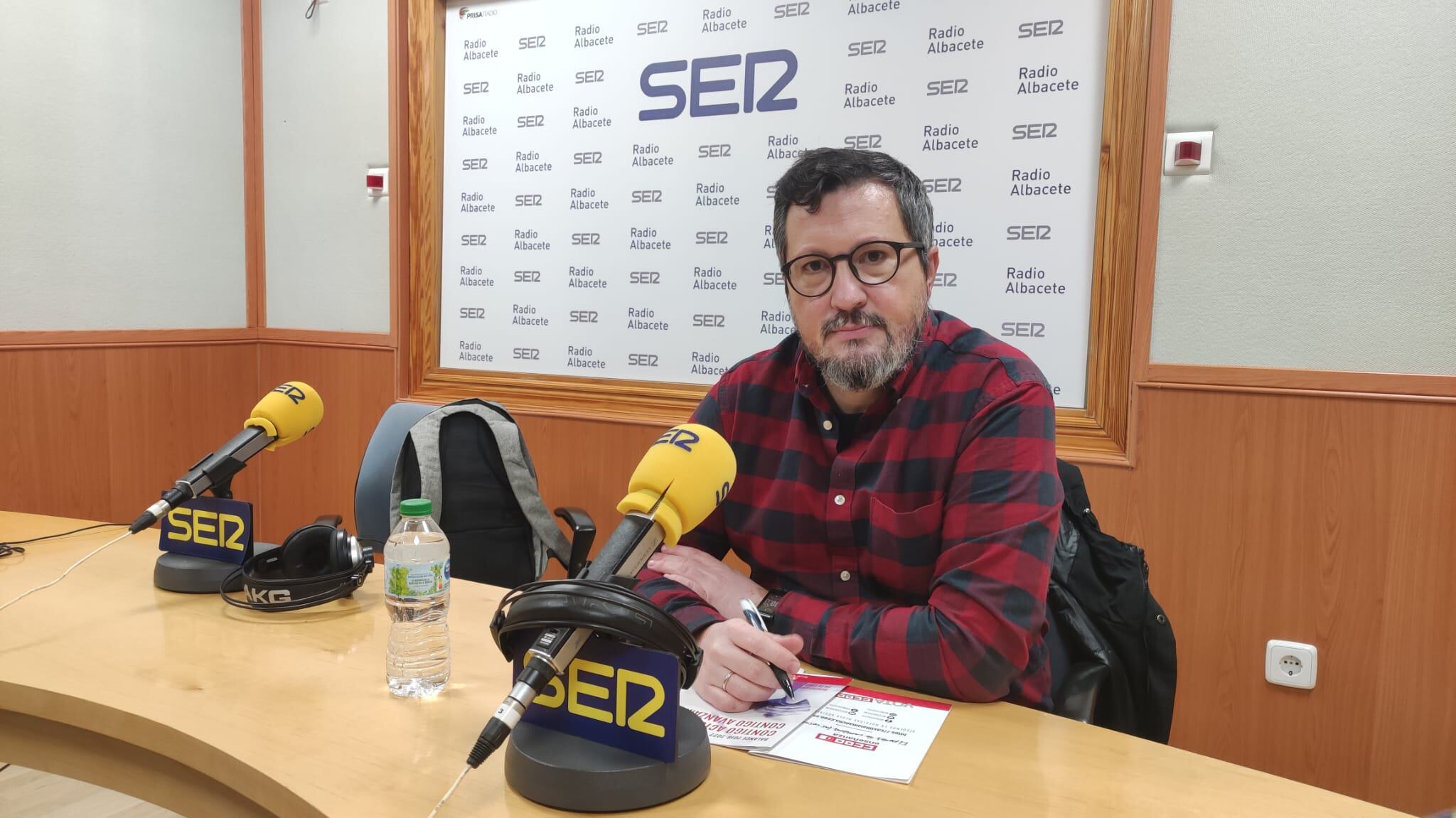 Alberto Jiménez, en Radio Albacete