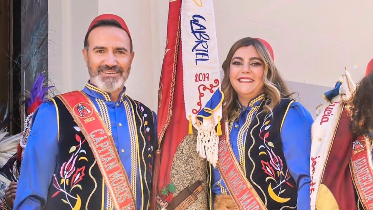 Imagen de Chesco y Marina durante la celebración de la Media Fiesta.