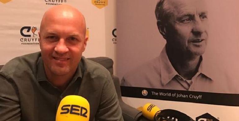 Jordi Cruyff durante la entrevista en El Larguero