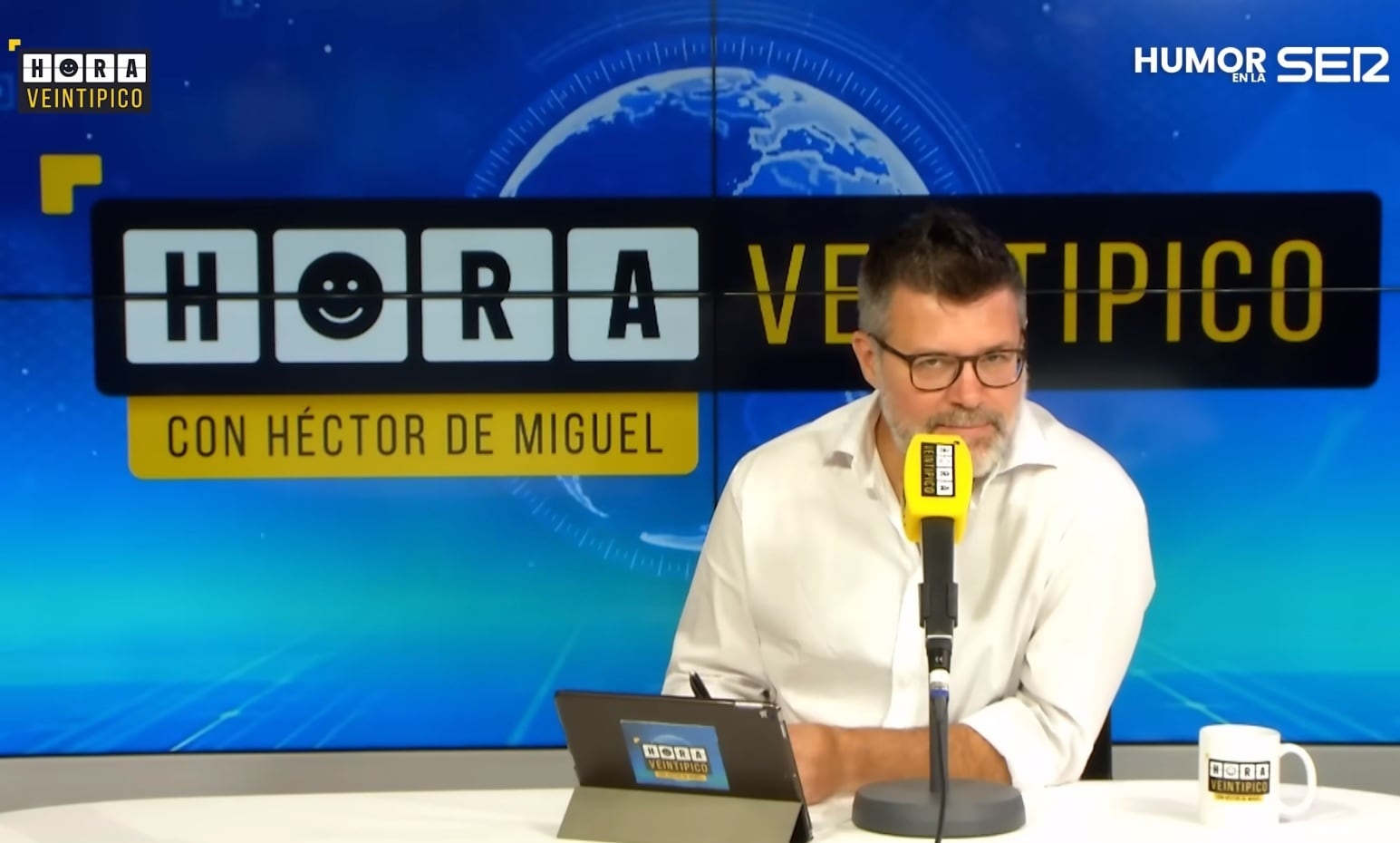 Héctor de Miguel, en el programa de &#039;Hora Veintipico&#039;.