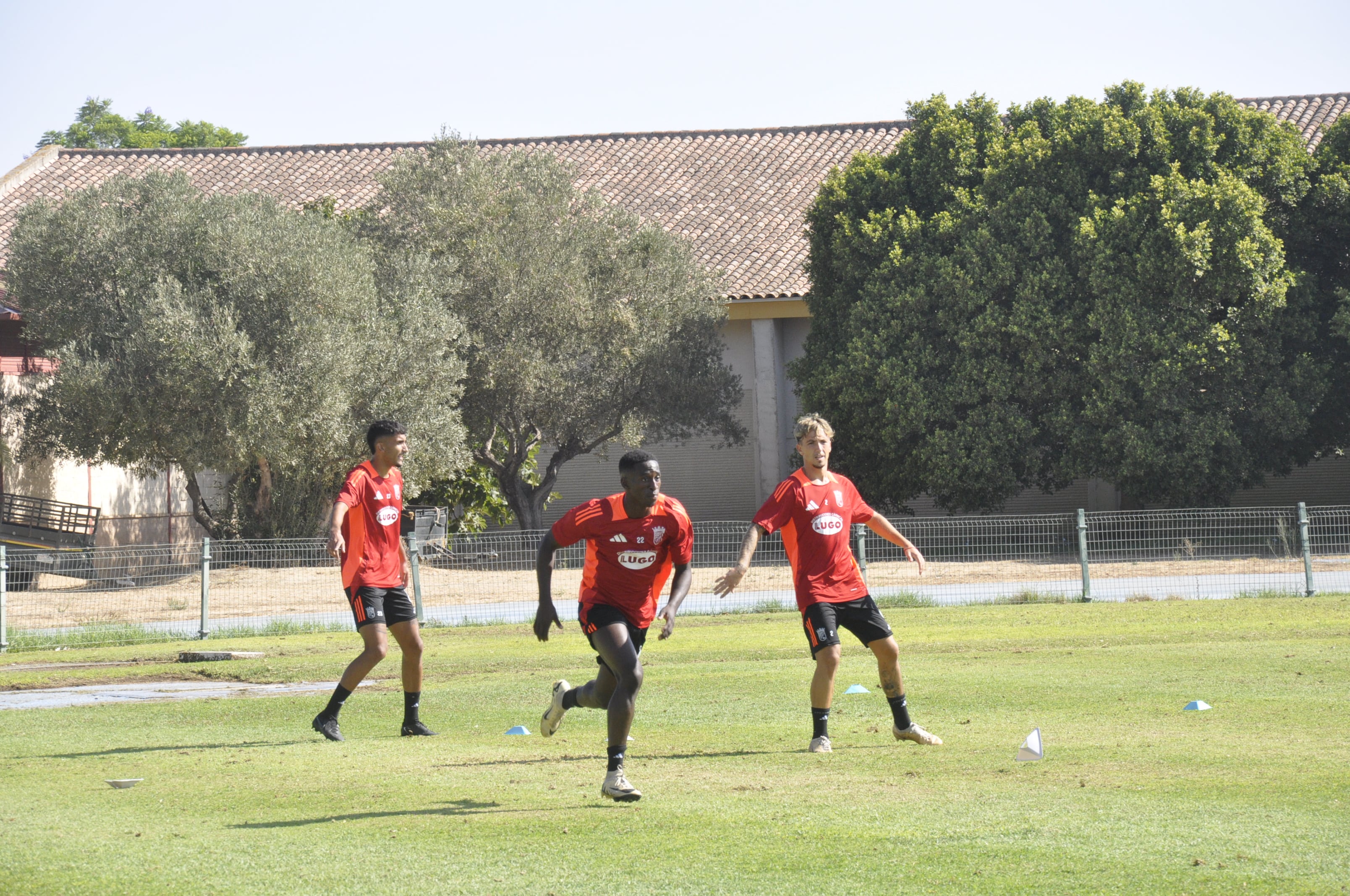 Entrenamiento Xerez CD en el Pepe Ravelo