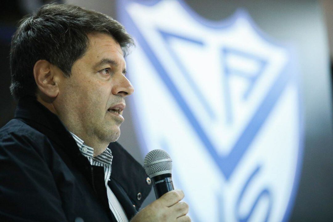 Sergio Rapisarda, presidente de Vélez.
