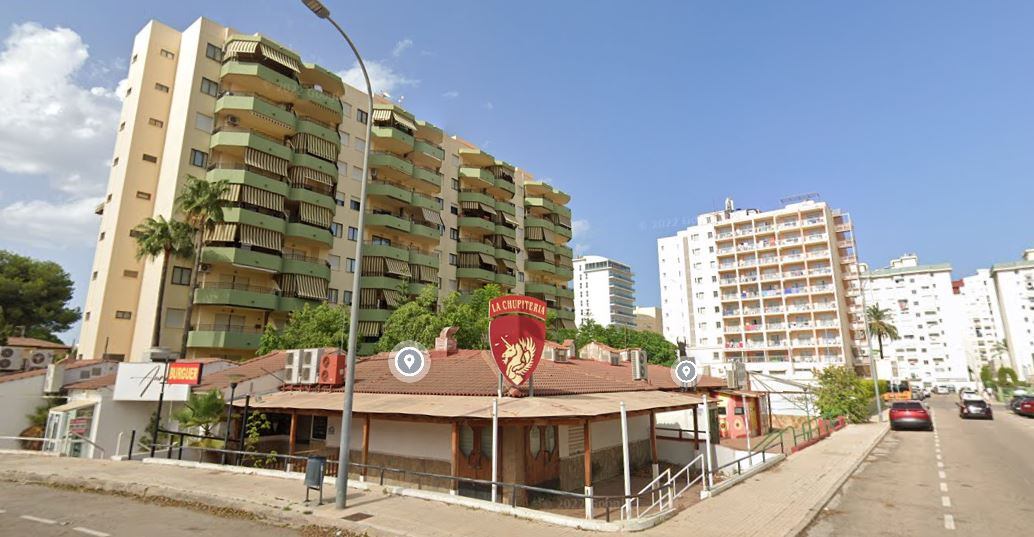 Plaça Castells de la Playa de Gandia.