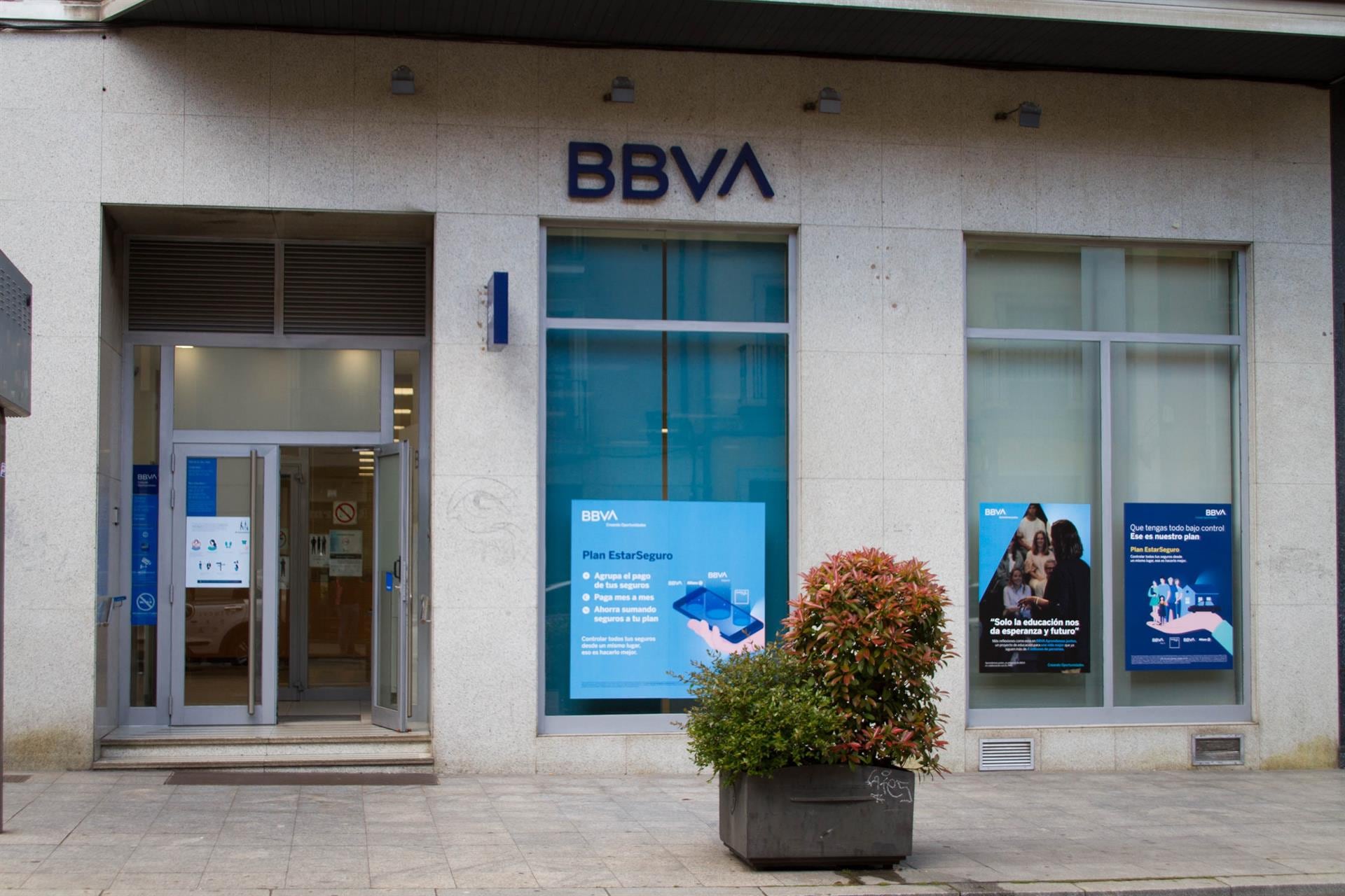 Oficina de BBVA en Valladolid.