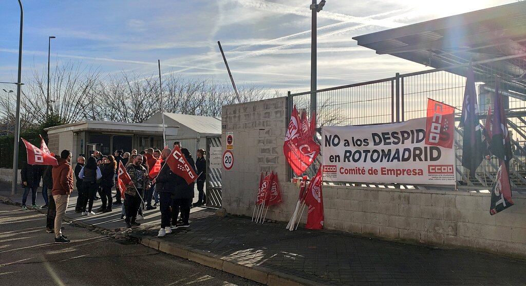 Paros parciales a las puertas de Rotomadrid