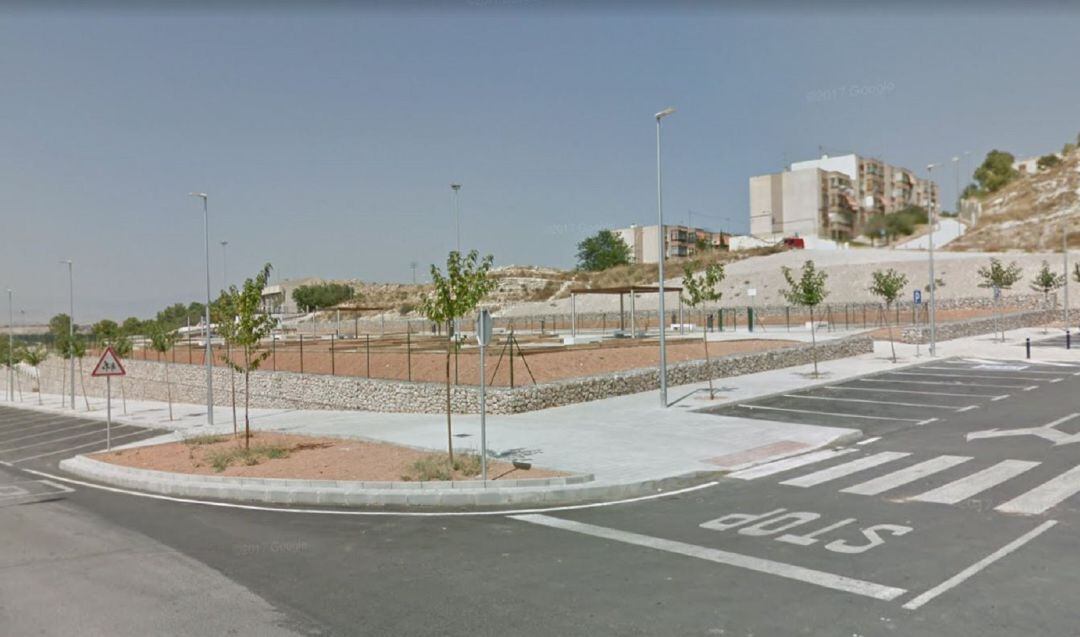 Imagen del parque que permanece cerrado pese a haberse recepcionado las obras