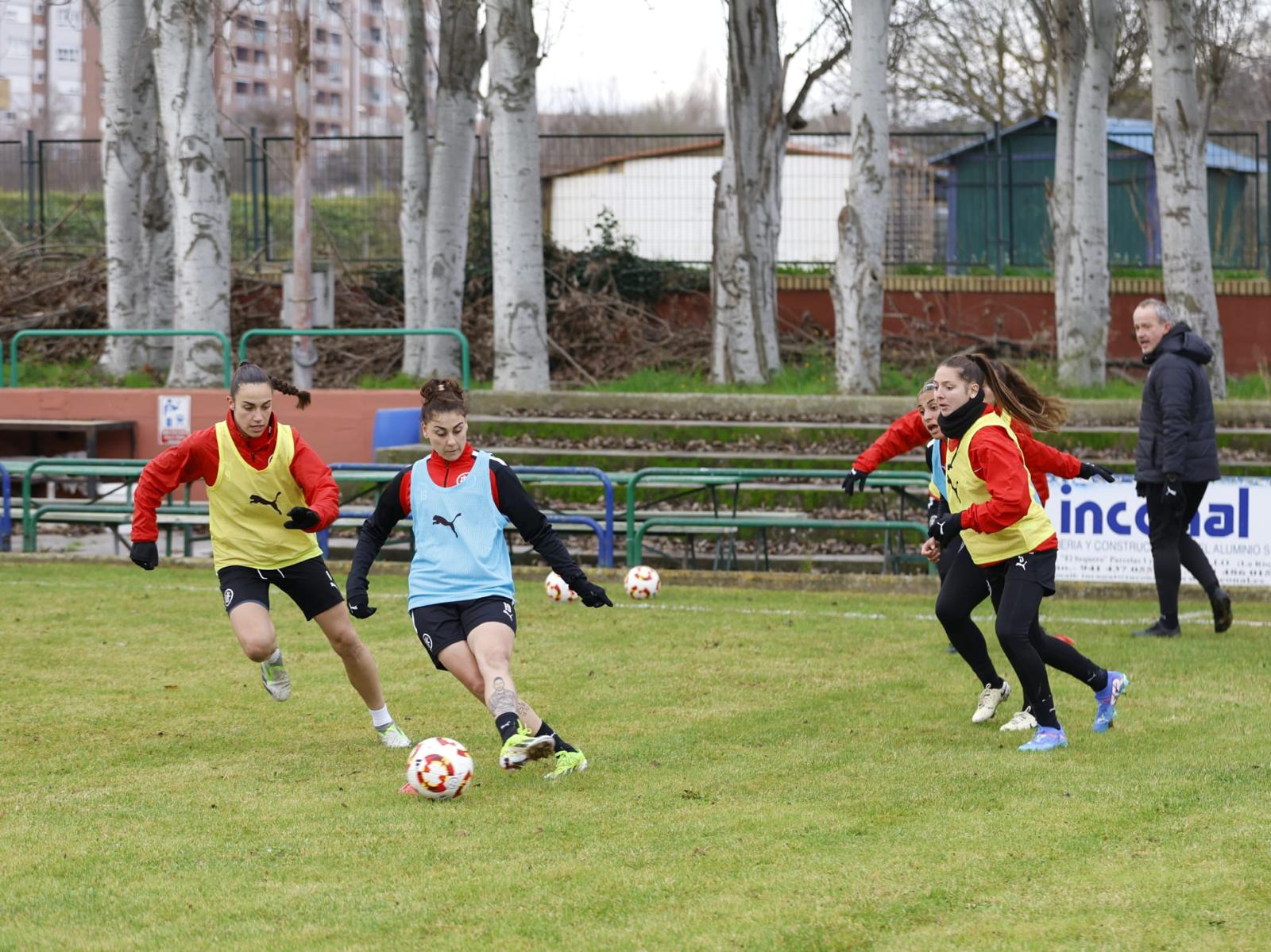 El equipo riojano se ha entrenado por primera vez en el complejo deportivo tras su reciente adquisición | Dux Logroño