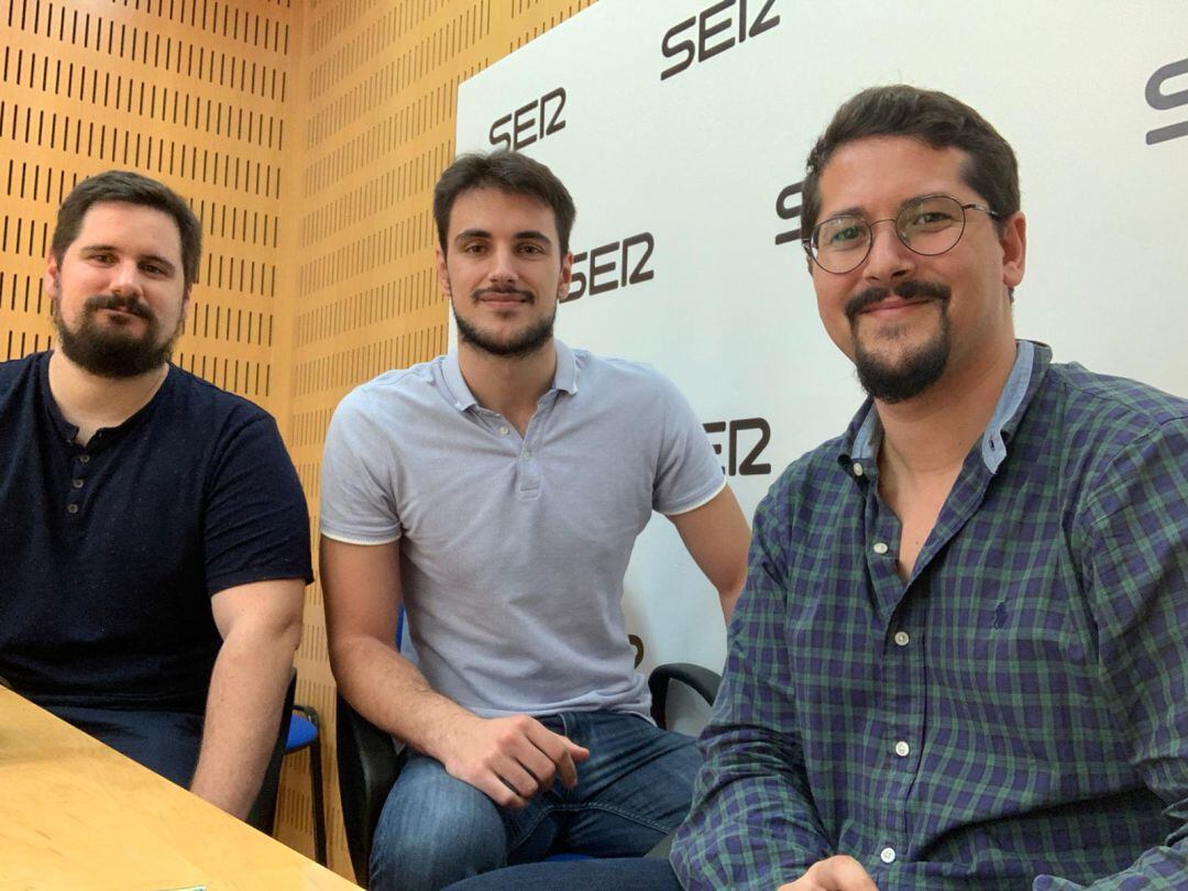 Luis Hidalgo, Pablo Sánchez y Jose Antonio Sánchez en la tertulia de baloncesto de SER Deportivos Región de Murcia