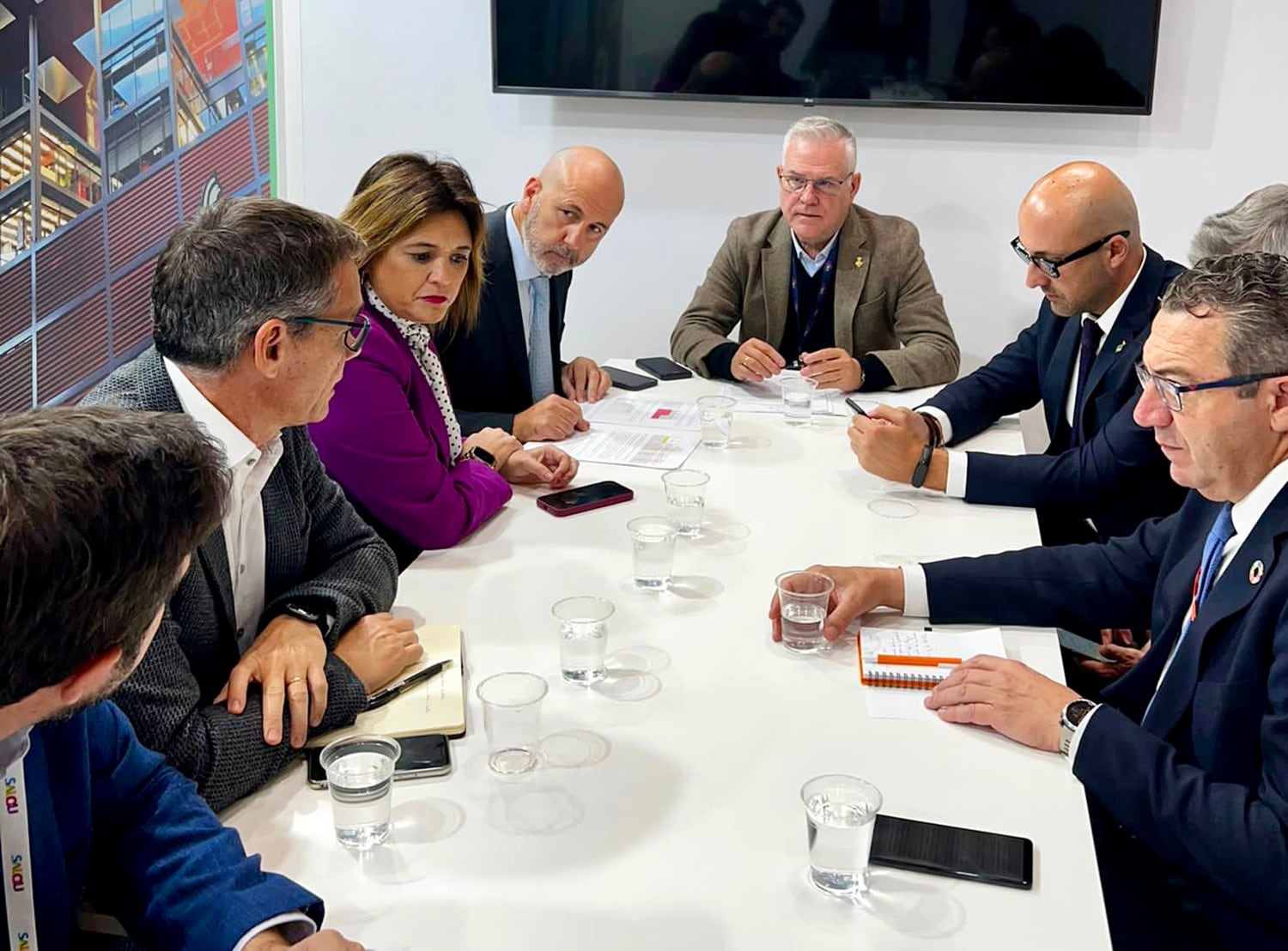 Junta directiva de la asociación reunida en la WTM de Londres