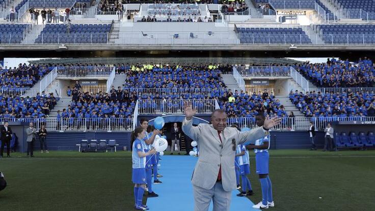 Ben Barek ya luce en la puerta número 6 de La Rosaleda