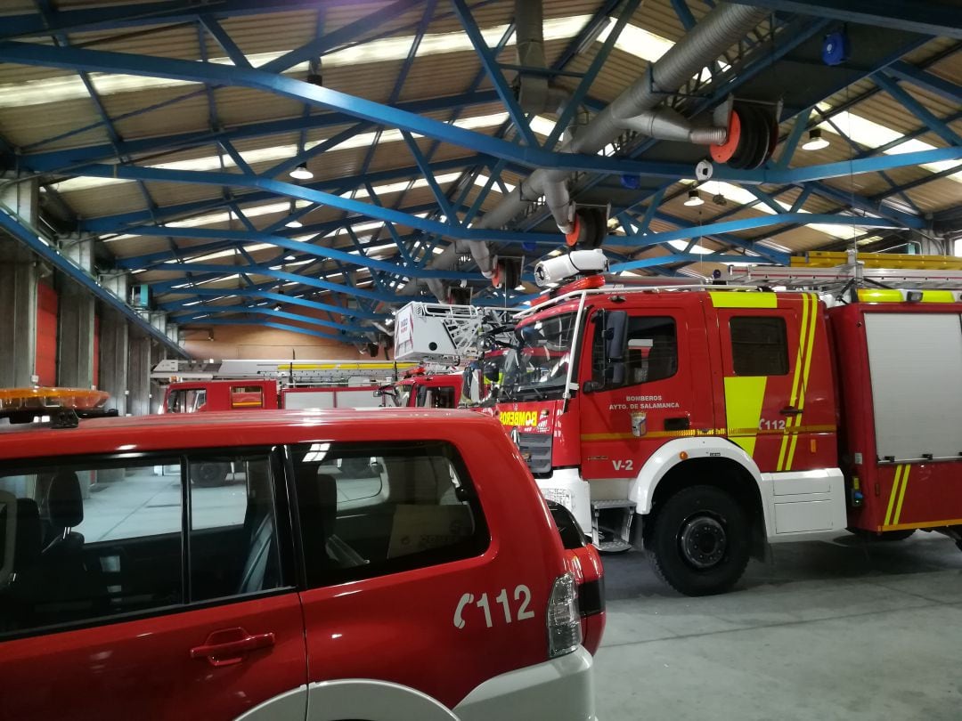 Imagen del parque de bomberos de Salamanca.